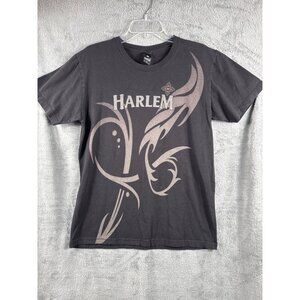 Harlem Mens Black Tribal Graphic T-Shirt Large